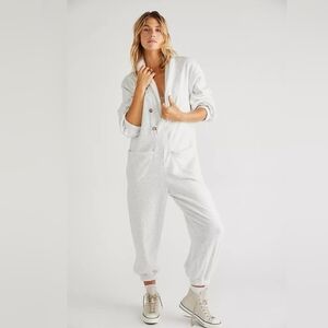 Free People Ridge One-Piece Fleece Jumpsuit